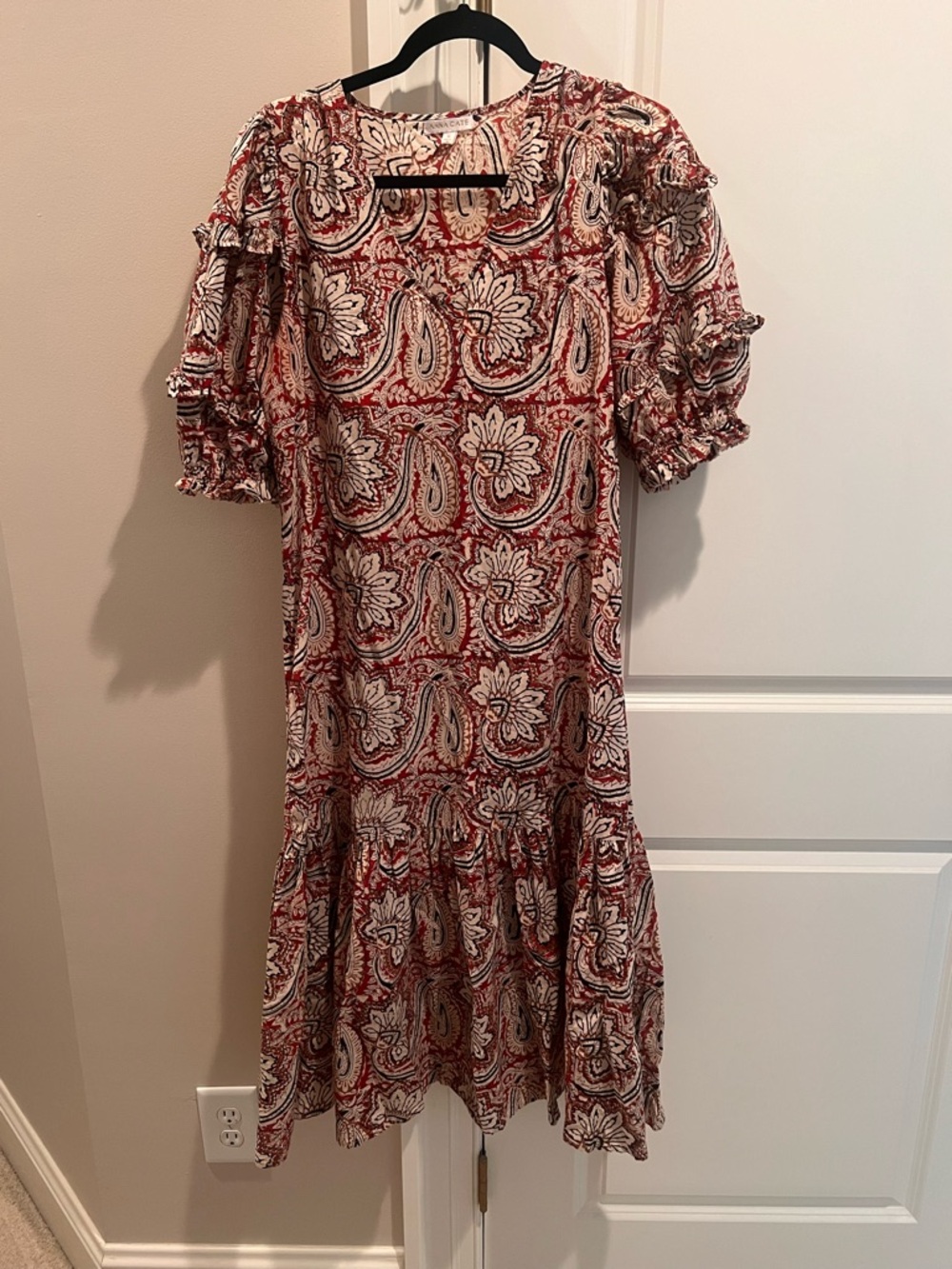 Anna Cate Ruffle Hem Dress